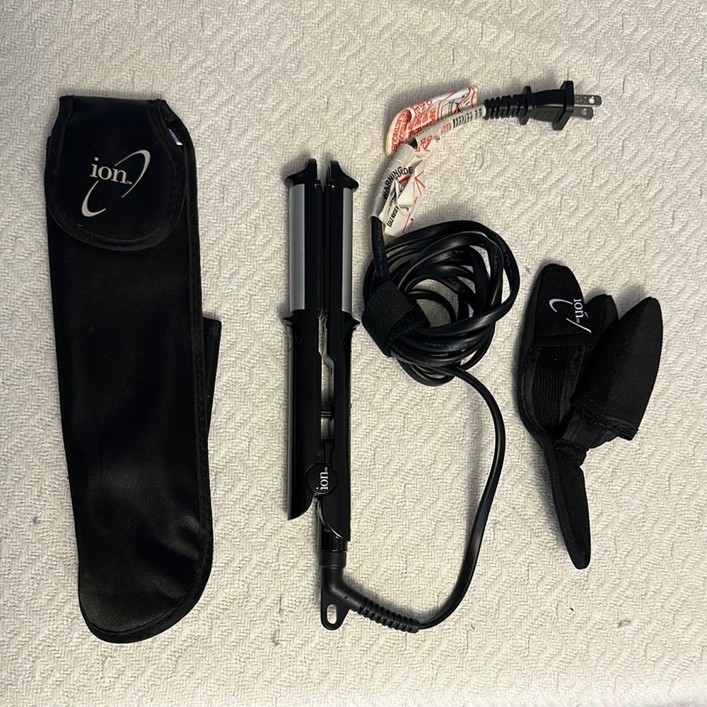 Ion Straight ‘n Spiral Travel Hair Styling Iron 3/8” Barrel
